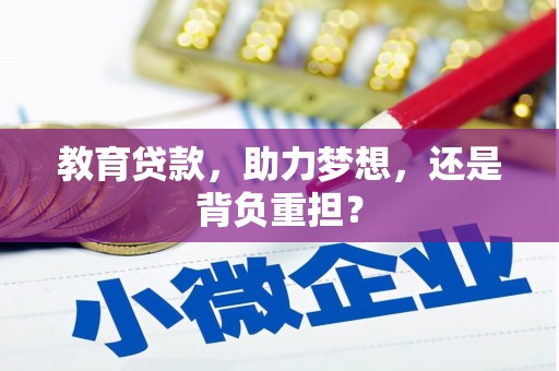 应县教育贷款，助力梦想，还是背负重担？
