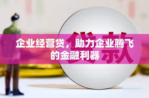 应县企业经营贷，助力企业腾飞的金融利器