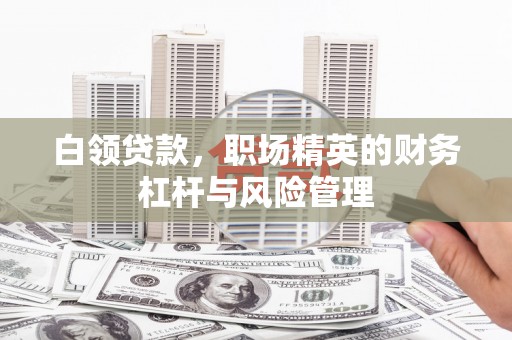 应县白领贷款，职场精英的财务杠杆与风险管理