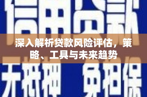 应县深入解析贷款风险评估，策略、工具与未来趋势