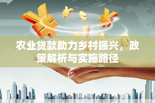 应县农业贷款助力乡村振兴，政策解析与实施路径