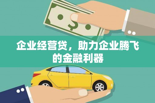 应县企业经营贷，助力企业腾飞的金融利器