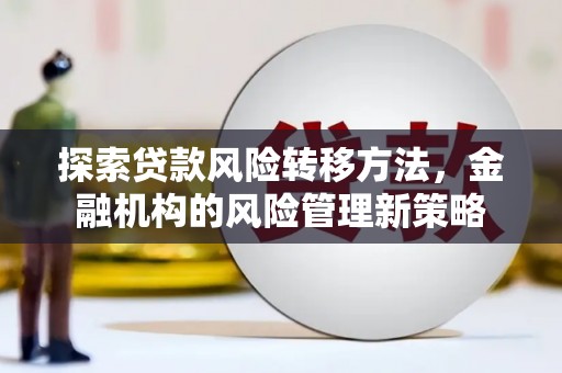 应县探索贷款风险转移方法，金融机构的风险管理新策略