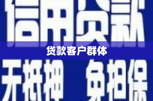 应县贷款客户群体