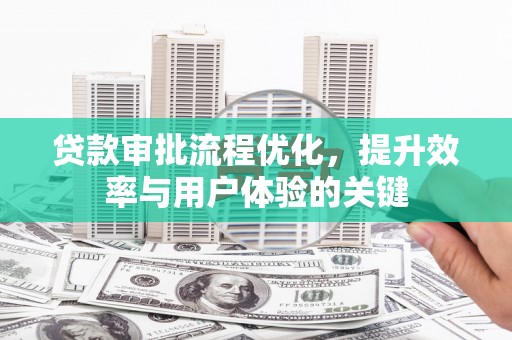 应县贷款审批流程优化，提升效率与用户体验的关键