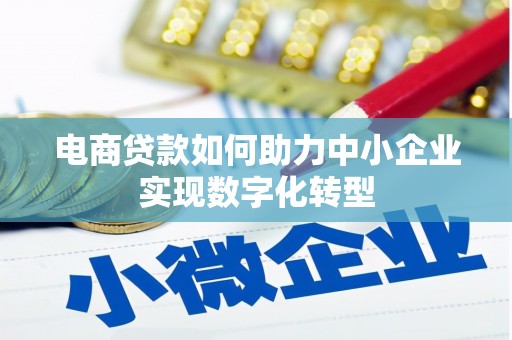 应县电商贷款如何助力中小企业实现数字化转型