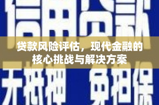 应县贷款风险评估，现代金融的核心挑战与解决方案