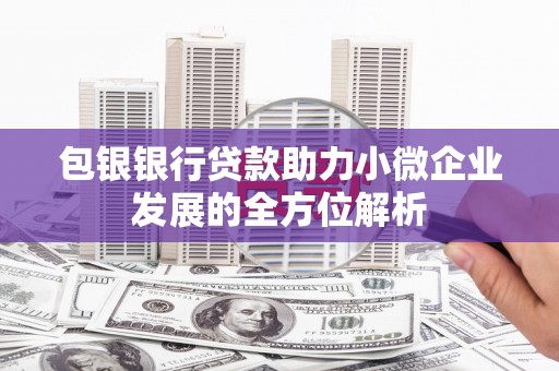 应县包银银行贷款助力小微企业发展的全方位解析