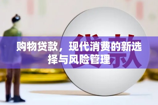 应县购物贷款，现代消费的新选择与风险管理