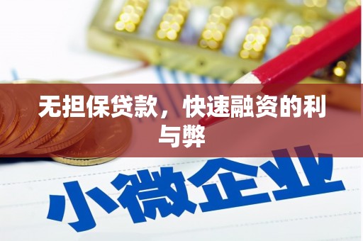 应县无担保贷款，快速融资的利与弊