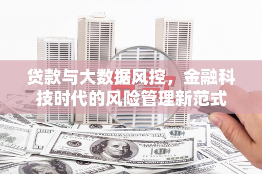 应县贷款与大数据风控，金融科技时代的风险管理新范式