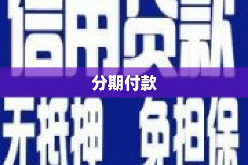 应县分期付款