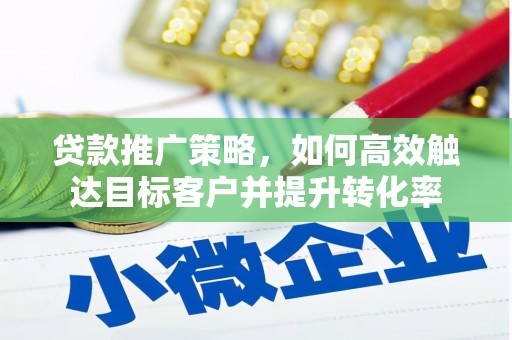 应县贷款推广策略，如何高效触达目标客户并提升转化率