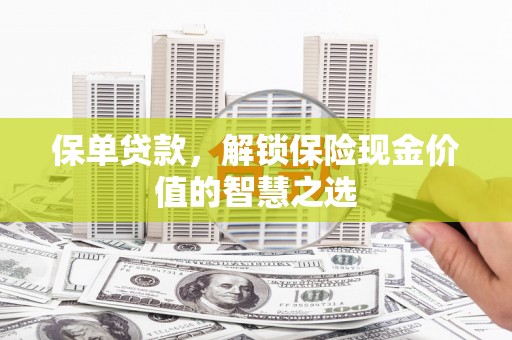 应县保单贷款，解锁保险现金价值的智慧之选