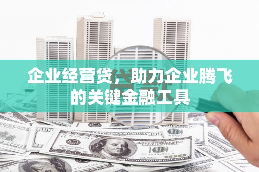应县企业经营贷，助力企业腾飞的关键金融工具