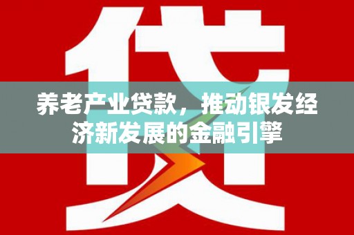 应县养老产业贷款，推动银发经济新发展的金融引擎
