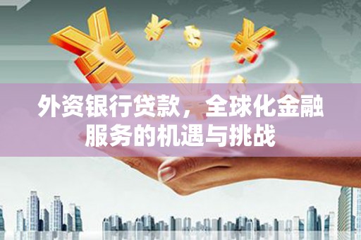 应县外资银行贷款，全球化金融服务的机遇与挑战