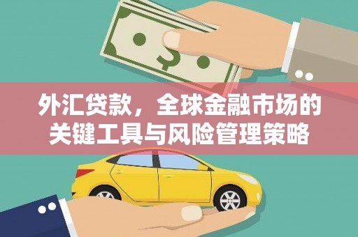 应县外汇贷款，全球金融市场的关键工具与风险管理策略