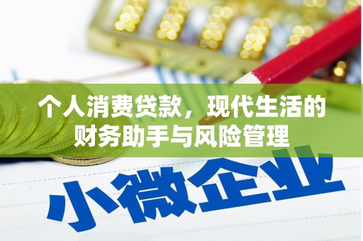 应县个人消费贷款，现代生活的财务助手与风险管理