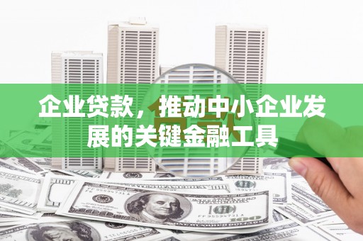 应县企业贷款，推动中小企业发展的关键金融工具
