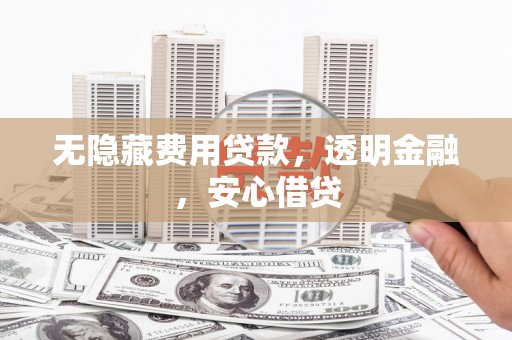 应县无隐藏费用贷款，透明金融，安心借贷