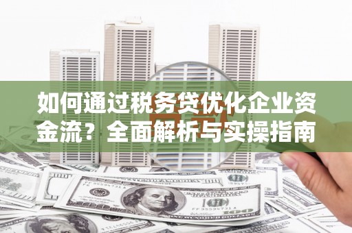 应县如何通过税务贷优化企业资金流？全面解析与实操指南
