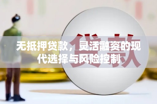 应县无抵押贷款，灵活融资的现代选择与风险控制