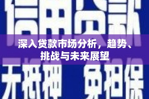 应县深入贷款市场分析，趋势、挑战与未来展望