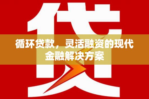 应县循环贷款，灵活融资的现代金融解决方案