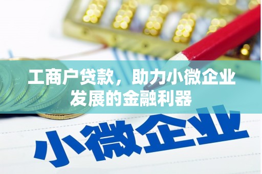 应县工商户贷款，助力小微企业发展的金融利器