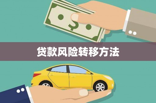 应县贷款风险转移方法