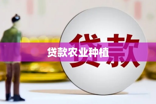 应县贷款农业种植
