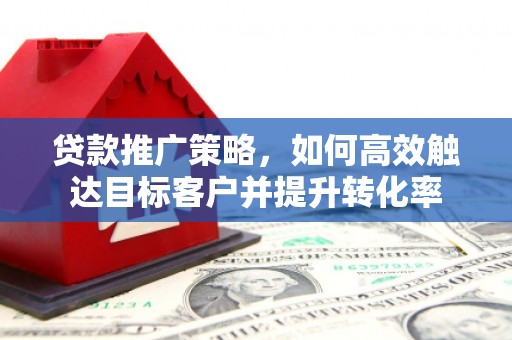 应县贷款推广策略，如何高效触达目标客户并提升转化率