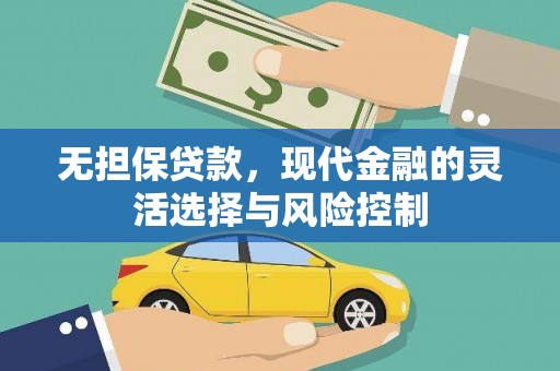 应县无担保贷款，现代金融的灵活选择与风险控制
