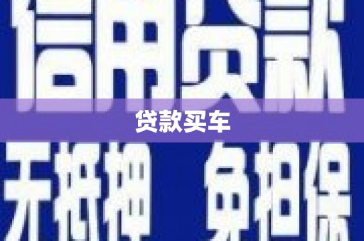 应县贷款买车