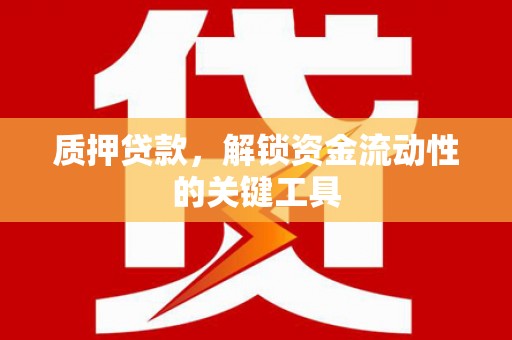 应县质押贷款，解锁资金流动性的关键工具