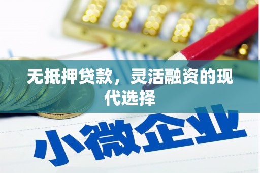应县无抵押贷款，灵活融资的现代选择