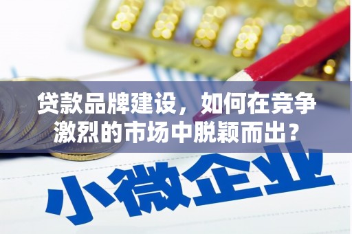 应县贷款品牌建设，如何在竞争激烈的市场中脱颖而出？
