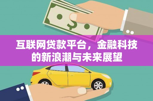 应县互联网贷款平台，金融科技的新浪潮与未来展望