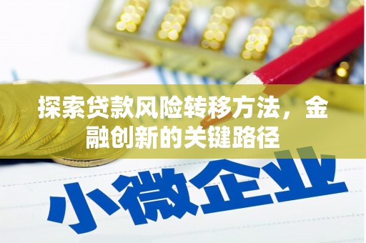 应县探索贷款风险转移方法，金融创新的关键路径