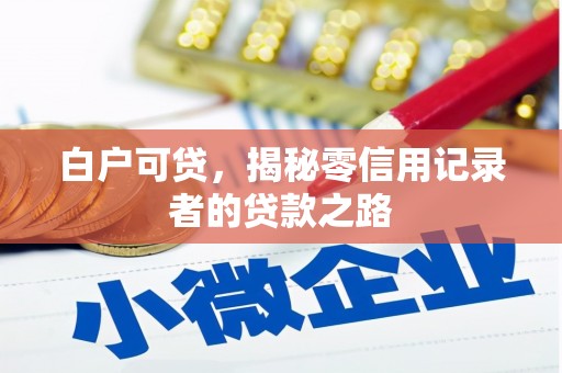 应县白户可贷，揭秘零信用记录者的贷款之路