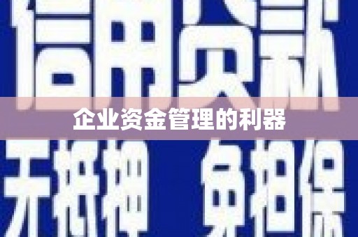 应县企业资金管理的利器